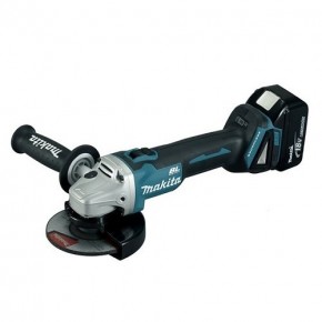 Угловая шлифмашина одноручная аккумуляторная Makita DGA 504 RFE3