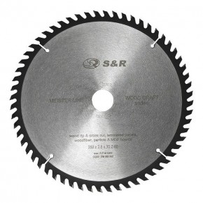 Диск пильный S&R Meister Wood Craft 250х30х2,6 мм