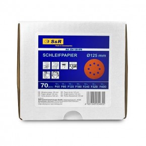 Набор шлифовальных кругов S&R 234-125-070 70 шт.