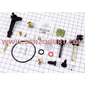 Ремонтный комплект карбюратора 168F, 170F, HONDA GX160, GX200, 19 деталей